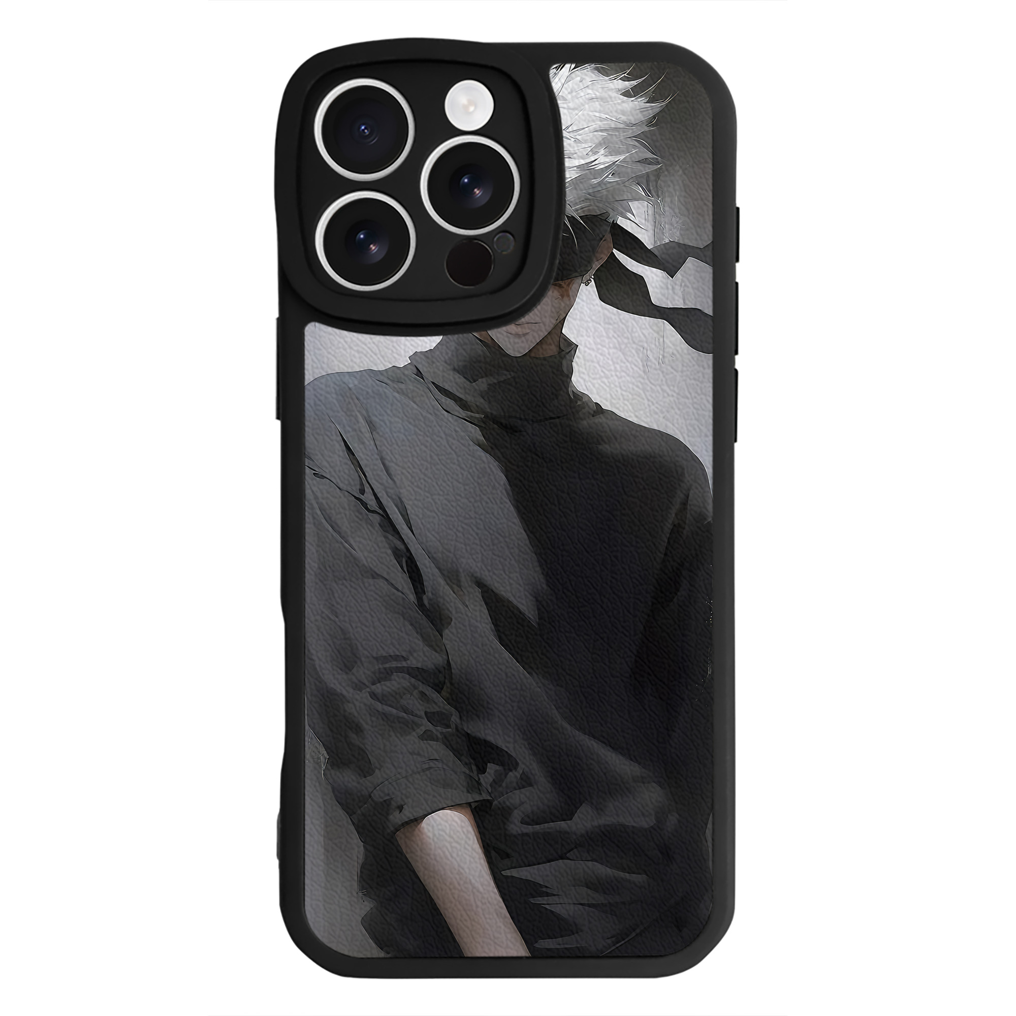 （画像用） 呪術廻戦 Jujutsu Kaisen 【iPhone 16シリーズ対応】シリコンスマホケース（レザー調） 材質：シリコン